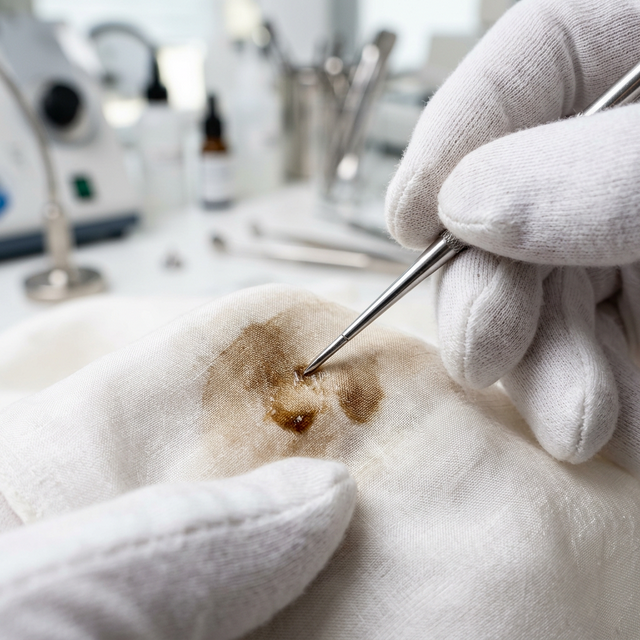 Expert stain treatment detail
